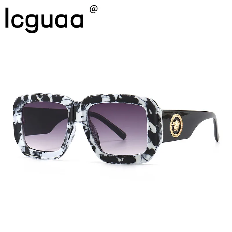Plastic Oversized Lion Square Sunglasses Mens Rectangle Big Frame Sun Glasses Man Flat Top Cool Google Shades Shaded UV400
Plastic Oversized Lion Square Sunglasses Mens Rectangle Big Frame Sun Glasses Man Flat Top Cool Google Shades Shaded UV400