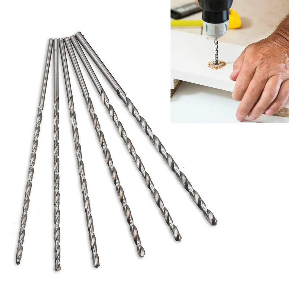1pc Dia 2.5/3.5/4.5/5.5/6.5mm HSS Drill Bit Extra Long Metal Bits Length 160/200/250/300mm Saw Plastic Wood Hole Opener Drilling
1pc Dia 2.5/3.5/4.5/5.5/6.5mm HSS Drill Bit Extra Long Metal Bits Length 160/200/250/300mm Saw Plastic Wood Hole Opener Drilling