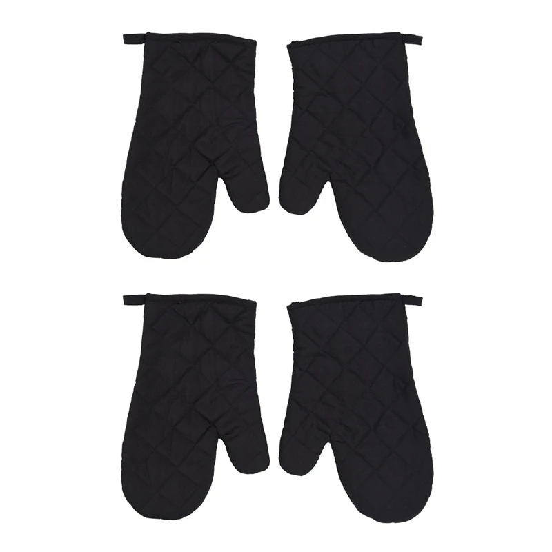 2 Pair Kitchen Craft Heat Resistant Cotton Oven Glove Pot Holder Baking Cooking Mitts Black
2 Pair Kitchen Craft Heat Resistant Cotton Oven Glove Pot Holder Baking Cooking Mitts Black