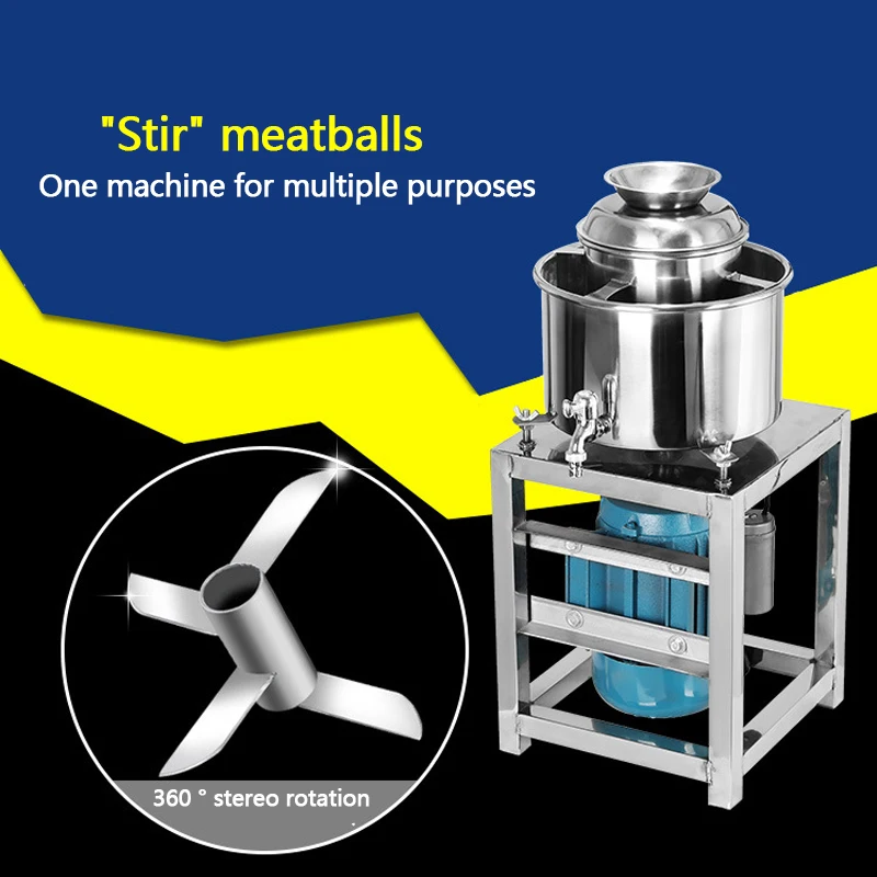 220V 1500W Stainless steel High capacity High efficiency commercial meatball beater fish beef meat grinder meatball machine
220V 1500W Stainless steel High capacity High efficiency commercial meatball beater fish beef meat grinder meatball machine