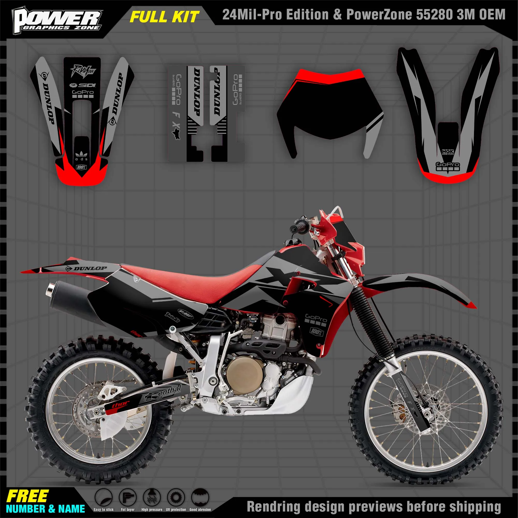 Персонализированные графические фоны PowerZone Team, наклейки 3M, Набор наклеек для HONDA 00-09 XR650R 2000-2009, наклейки 008
Персонализированные графические фоны PowerZone Team, наклейки 3M, Набор наклеек для HONDA 00-09 XR650R 2000-2009, наклейки 008