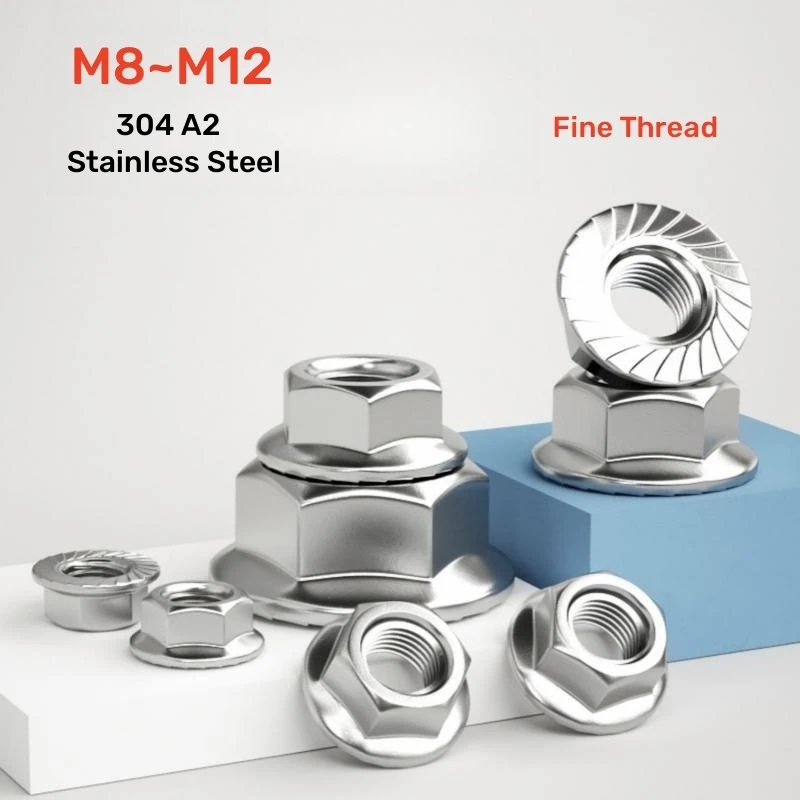 2 ~ 5 шт. M8 M10 M12 мелкая резьба 304 A2-70 Шестигранная зубчатая фиксация Фланцевая гайка шаг 1 ММ 1,25 мм 1,5 мм
2 ~ 5 шт. M8 M10 M12 мелкая резьба 304 A2-70 Шестигранная зубчатая фиксация Фланцевая гайка шаг 1 ММ 1,25 мм 1,5 мм