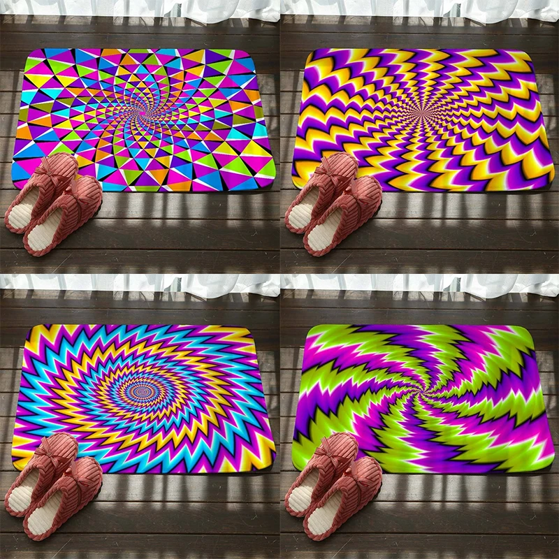 Colorful Ripple Mandala Print Bathroom Door Mat 3D Vortex Door Mat Kitchen Mat Rainbow Mat Door Mats Outdoor Modern Home Decor
Colorful Ripple Mandala Print Bathroom Door Mat 3D Vortex Door Mat Kitchen Mat Rainbow Mat Door Mats Outdoor Modern Home Decor