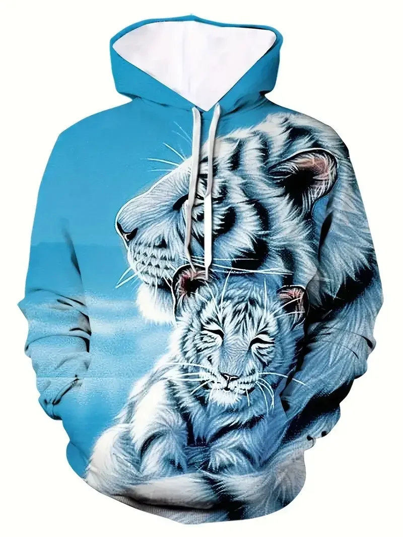 2023 Autumn and Spring New Fashion Men's 3D Tiger Graphic Hoodie Active Slightly Stretch Breathable Sweatshirt For Outdoor Tops
2023 Autumn and Spring New Fashion Men's 3D Tiger Graphic Hoodie Active Slightly Stretch Breathable Sweatshirt For Outdoor Tops