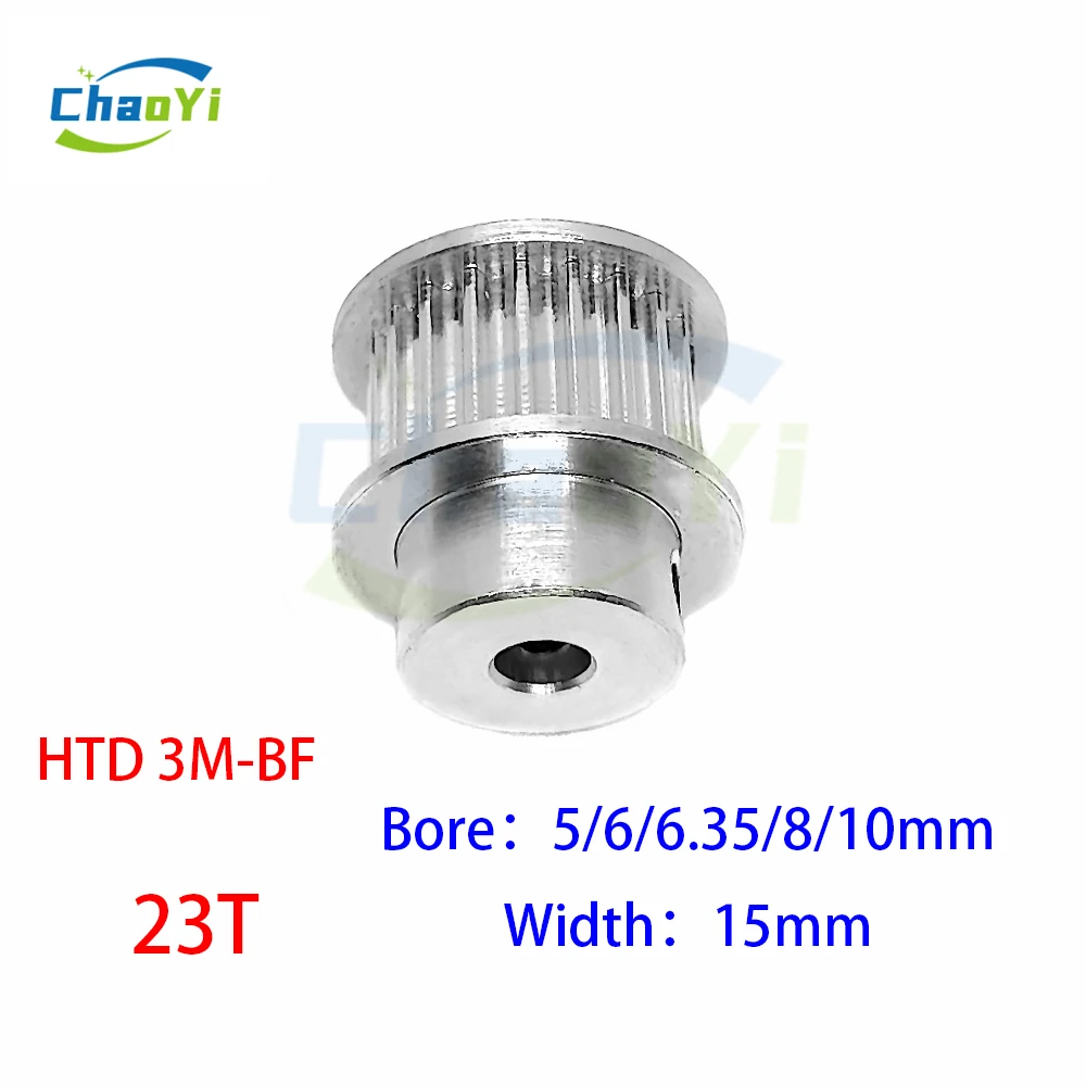 HTD3M 23Teeth Timing Belt Pulley Bore 5/6/6.35/8/10mm 3M Sheave Gear Synchronous Wheel Fit Belt Width 15mm 3DPrinter Parts Prusa
HTD3M 23Teeth Timing Belt Pulley Bore 5/6/6.35/8/10mm 3M Sheave Gear Synchronous Wheel Fit Belt Width 15mm 3DPrinter Parts Prusa
