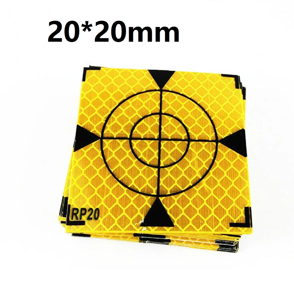 Total Station Reflective Tape Reflective Sheet Reflector Target Yellow 20/30/40/50/60mm 20x20mm Building Construction 100 Pcs
Total Station Reflective Tape Reflective Sheet Reflector Target Yellow 20/30/40/50/60mm 20x20mm Building Construction 100 Pcs