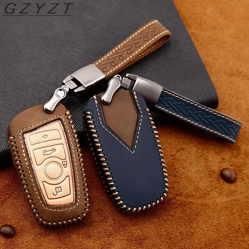 Car Handmade Leather Key Case Cover Chain For BMW 1 2 3 4 5 6 7 Series X1 X3 X4 X5 X6 F30 F34 F10 F07 F20 G30 F15 F16 Styling
Car Handmade Leather Key Case Cover Chain For BMW 1 2 3 4 5 6 7 Series X1 X3 X4 X5 X6 F30 F34 F10 F07 F20 G30 F15 F16 Styling