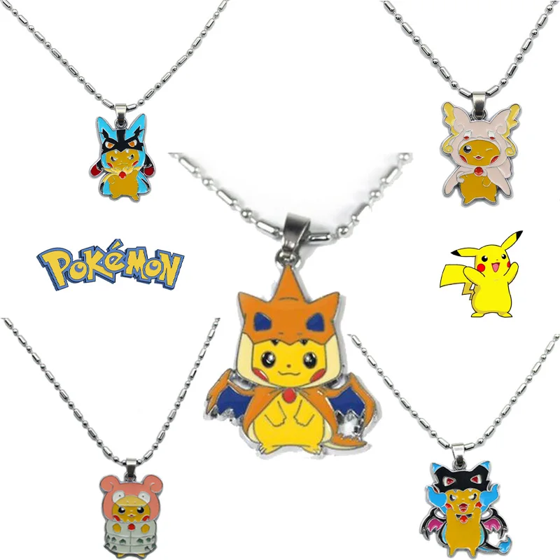 5 Styles New Pokemon Anime Character Pikachu Alloy Necklace Fashion Cartoon Exquisite Cute Toys Dangle Charm Accessories
5 Styles New Pokemon Anime Character Pikachu Alloy Necklace Fashion Cartoon Exquisite Cute Toys Dangle Charm Accessories