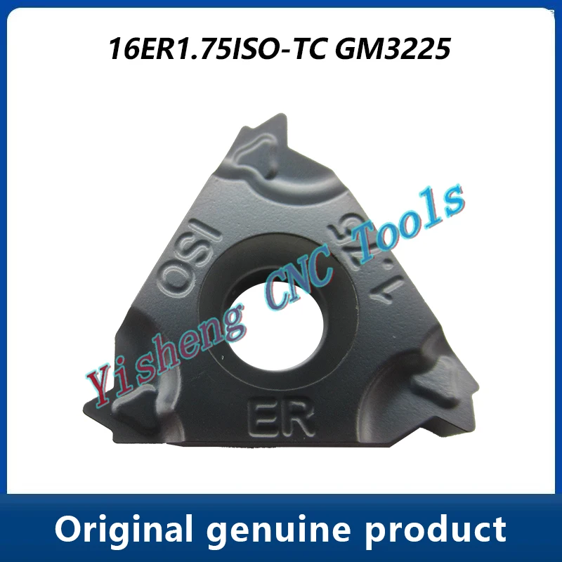 CNC Insert turning tool Original 16ER 16ER1.75ISO-TC GM3225 cutting tool Including freight
CNC Insert turning tool Original 16ER 16ER1.75ISO-TC GM3225 cutting tool Including freight