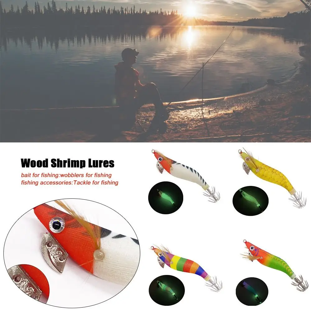 2022 Lead Sinker Simulation Lifelike Wood Shrimp Lures Fishing Tackle Octopus Bait weave Squid Hook
2022 Lead Sinker Simulation Lifelike Wood Shrimp Lures Fishing Tackle Octopus Bait weave Squid Hook