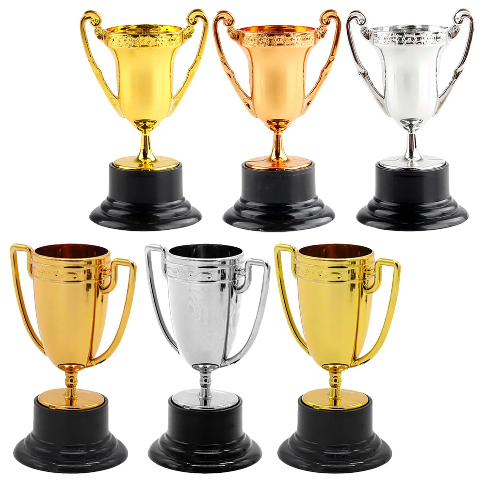 6 Pcs Kids Toys Trophy Children Small Decoration Portable Prop Gilded Plastic Props Trophies Ornaments
6 Pcs Kids Toys Trophy Children Small Decoration Portable Prop Gilded Plastic Props Trophies Ornaments