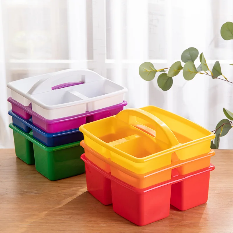 1Pc Painting Tool Basket Portable Colorful Plastic Portable Compartment Storage Box Painting Stationery Divided Basket For Kids
1Pc Painting Tool Basket Portable Colorful Plastic Portable Compartment Storage Box Painting Stationery Divided Basket For Kids
