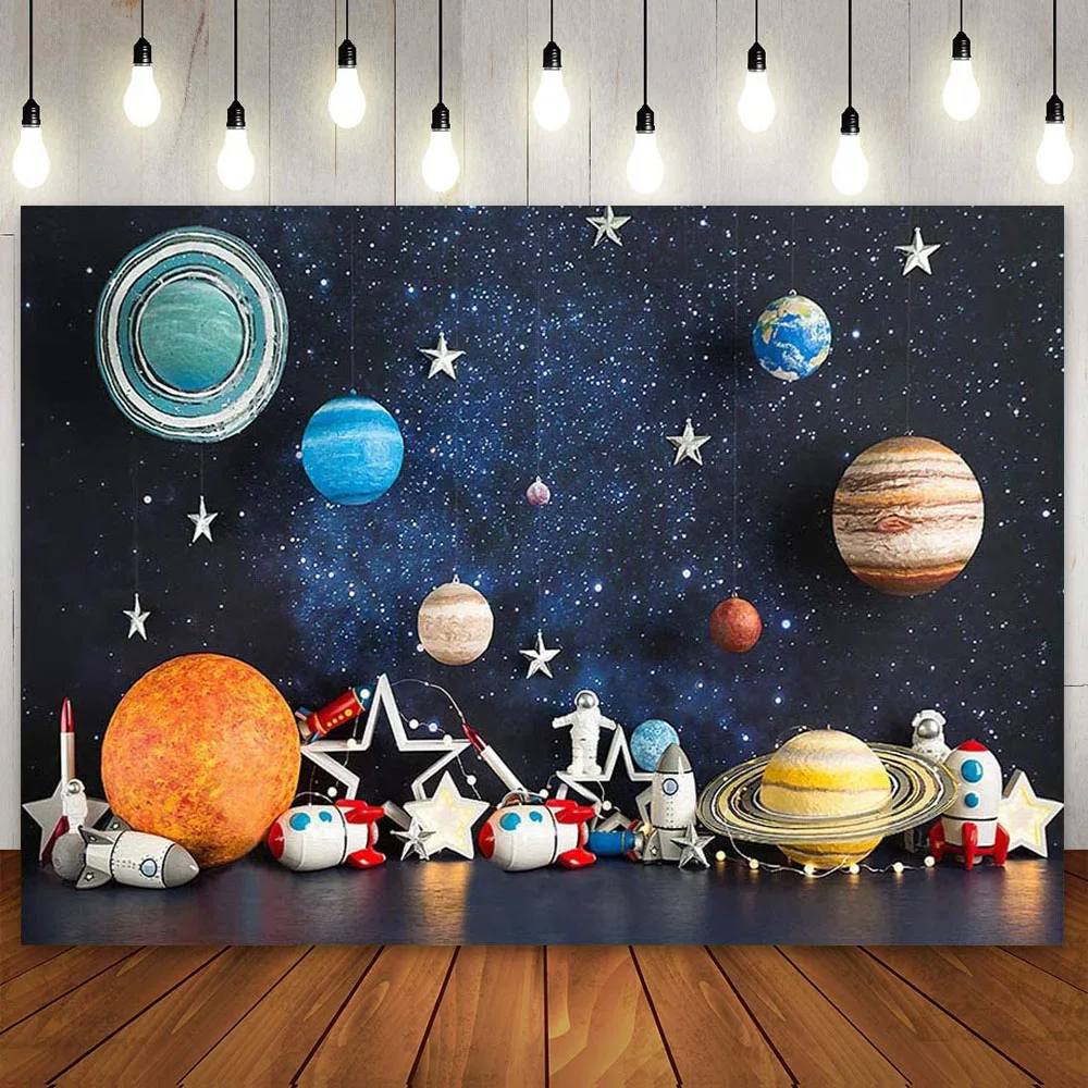 Outer Space Happy 1st 2nd Birthday Backdrop Universe Planet Star Galaxy Earth Background Poster for Boy Baby Shower Party Banner
Outer Space Happy 1st 2nd Birthday Backdrop Universe Planet Star Galaxy Earth Background Poster for Boy Baby Shower Party Banner