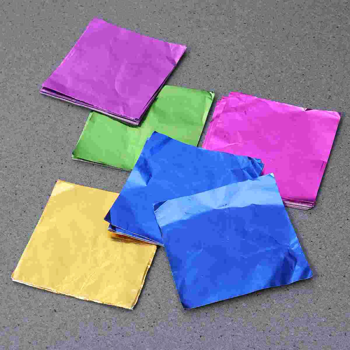 Paper Wrapping Square Aluminium Chocolate Wrappers Craft Leaf Candy Sheet Packaging Metal Gold Lolly Decorative Sheets Gift
Paper Wrapping Square Aluminium Chocolate Wrappers Craft Leaf Candy Sheet Packaging Metal Gold Lolly Decorative Sheets Gift