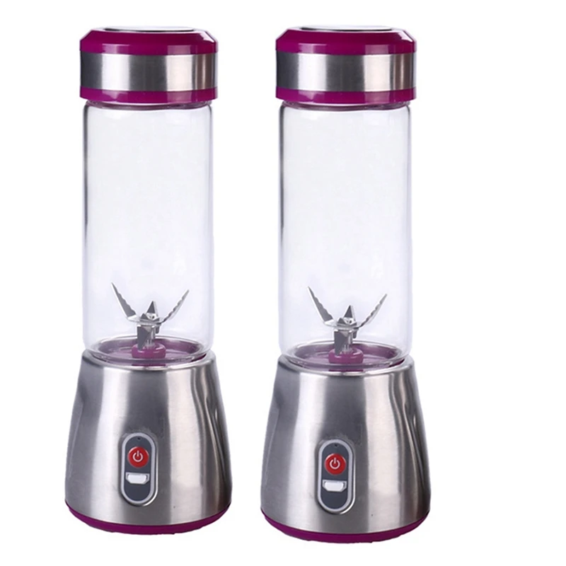 2X Mini Electric USB Rechargeable Portable Blender Smoothie Maker Juicer Cup Purple
2X Mini Electric USB Rechargeable Portable Blender Smoothie Maker Juicer Cup Purple