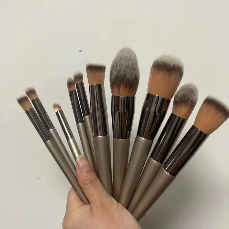 10Pcs Champagne Makeup Brush Set Kabuki Powder Foundation Blending Blush Eyeliner Eye Shadow Brow Concealer Brushes Kit
10Pcs Champagne Makeup Brush Set Kabuki Powder Foundation Blending Blush Eyeliner Eye Shadow Brow Concealer Brushes Kit