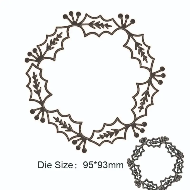 2023 New Pine Leaf Ring metal cutting dies cut decoration DIY Scrapbook paper craft knife mould blade punch stencils dies
2023 New Pine Leaf Ring metal cutting dies cut decoration DIY Scrapbook paper craft knife mould blade punch stencils dies
