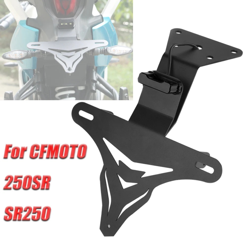 Motorcycle Plate Holder License Plate Mount Bracket Adjusted Number Plate With Light Holder Registration For CFMOTO 250SR sr250
Motorcycle Plate Holder License Plate Mount Bracket Adjusted Number Plate With Light Holder Registration For CFMOTO 250SR sr250