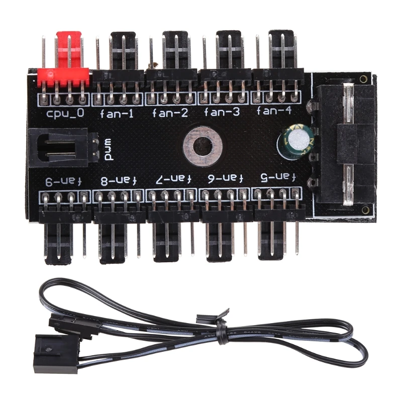 IDE Molex 1 To 10 Way PWM Cooling Fan Hub 4-Pin 12V Power Socket PCB Adapter Dropship
IDE Molex 1 To 10 Way PWM Cooling Fan Hub 4-Pin 12V Power Socket PCB Adapter Dropship