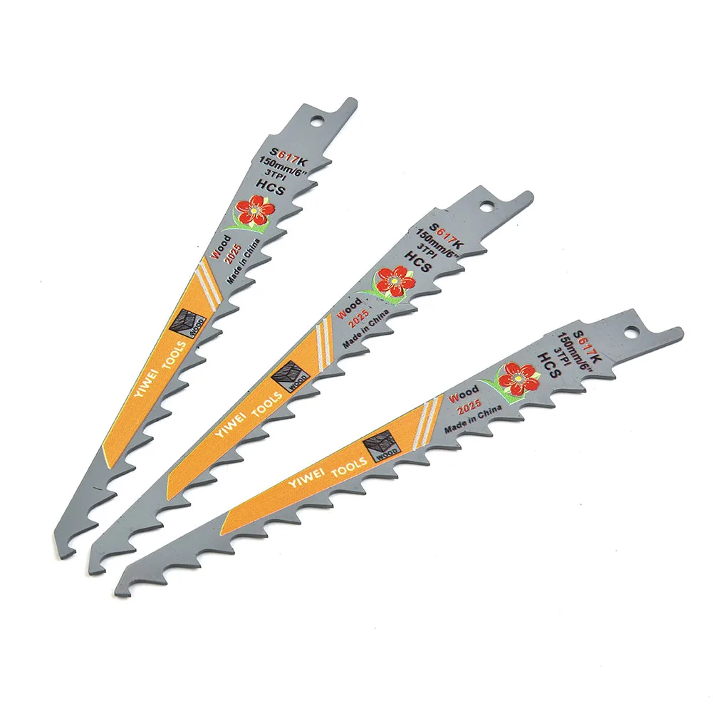3PCS 150mm TPI HCS Saw Blades Cut Tool Reciprocating Saw Blade Tools Cut For Cutting Wood Cutting Tools
3PCS 150mm TPI HCS Saw Blades Cut Tool Reciprocating Saw Blade Tools Cut For Cutting Wood Cutting Tools