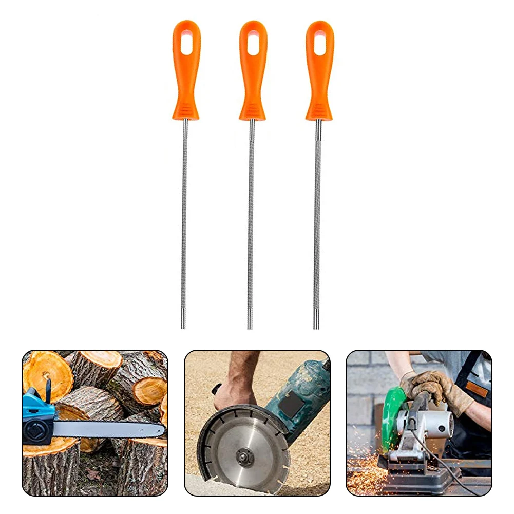 3 Pcs Round File Sharpener Chainsaw Chain Sharpening Tools Plastic Handle 4/4.8/5.5mm Head For Sharping Trimming Hand Tool
3 Pcs Round File Sharpener Chainsaw Chain Sharpening Tools Plastic Handle 4/4.8/5.5mm Head For Sharping Trimming Hand Tool