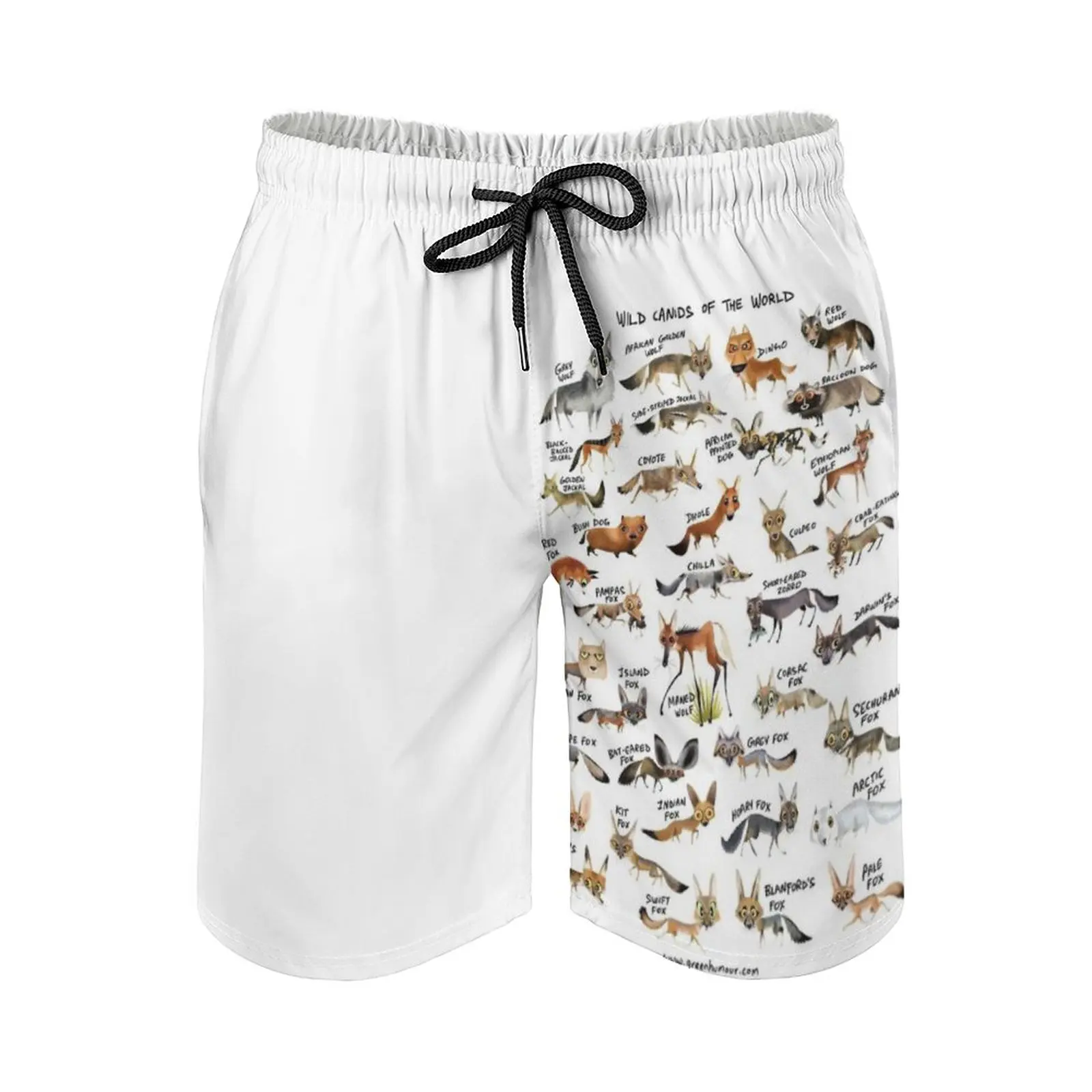 Wild Canids Of The World Men's Beach Shorts Quick Dry Travel Swimsuit Trunks Surf Pants Sports Pants Dogs Wildlife Fox Wolf
Wild Canids Of The World Men's Beach Shorts Quick Dry Travel Swimsuit Trunks Surf Pants Sports Pants Dogs Wildlife Fox Wolf