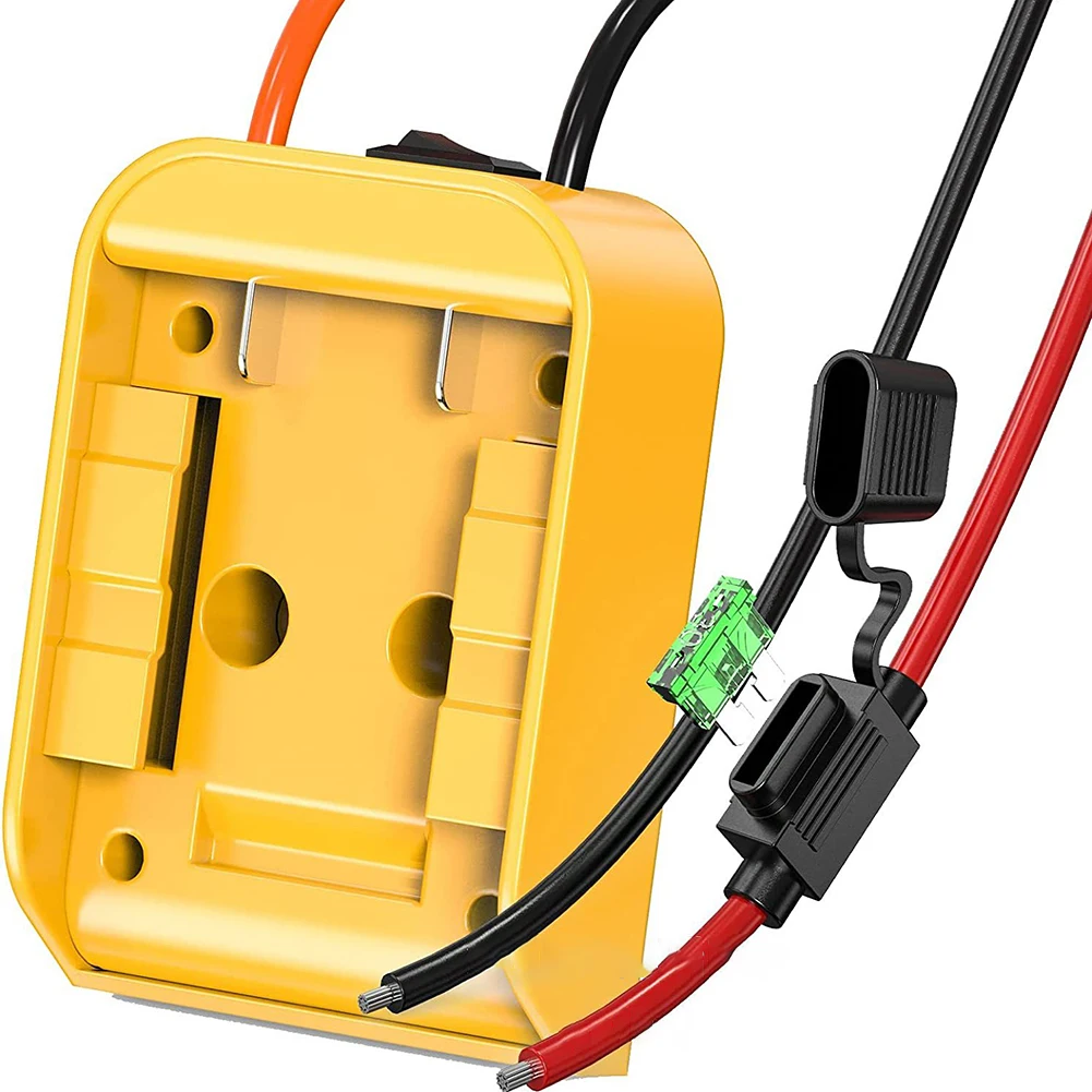 Power Wheel Adapter Built-in Switch For 18V/20V Max Lithium Battery Fuse & Terminals DIY Battery Adapter Power Connecter
Power Wheel Adapter Built-in Switch For 18V/20V Max Lithium Battery Fuse & Terminals DIY Battery Adapter Power Connecter