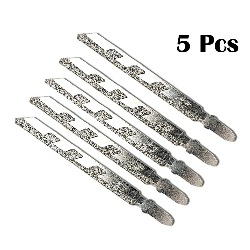 5pcs 100mm T-shank Diamond Coated Jigsaw Blade Dry/Wet Use Reciprocating Saw Blades For Granite Tile Cutting Hand Tools
5pcs 100mm T-shank Diamond Coated Jigsaw Blade Dry/Wet Use Reciprocating Saw Blades For Granite Tile Cutting Hand Tools