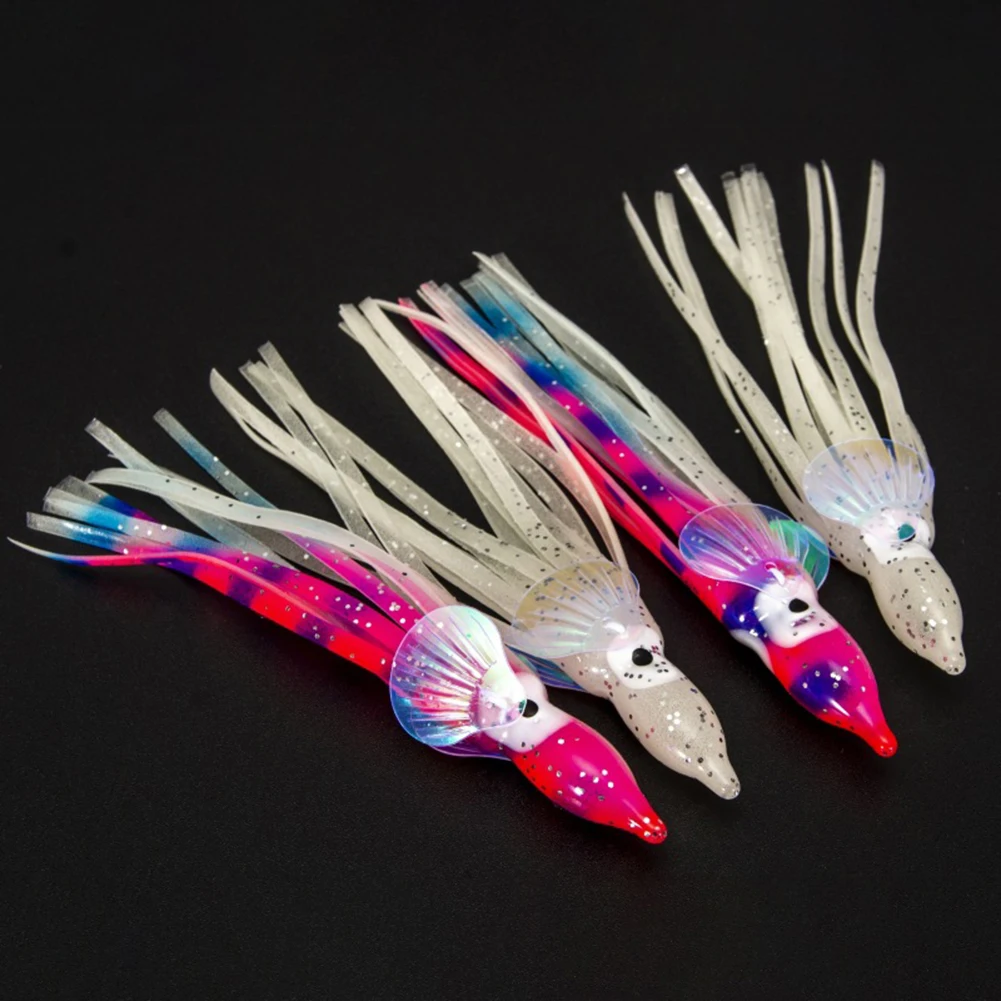 Kits Squid Lure PVC Saltwater Fish Skirts 10pcs 5/6/10cm Accessories For Fishing Jig Tackle Luminous Octopus Soft Travel Useful
Kits Squid Lure PVC Saltwater Fish Skirts 10pcs 5/6/10cm Accessories For Fishing Jig Tackle Luminous Octopus Soft Travel Useful