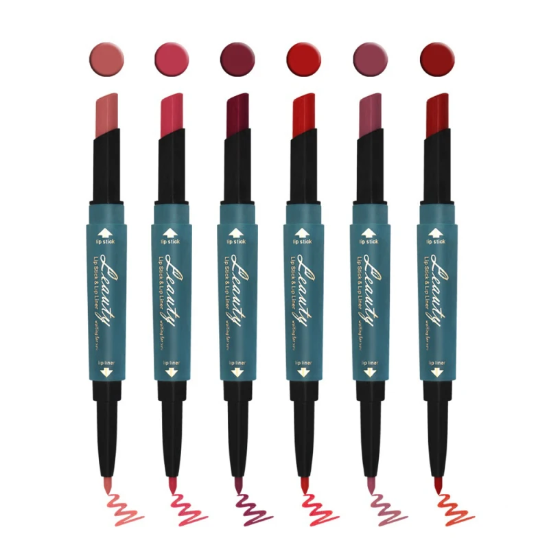 

Double-Headed Lipstick Moisturizing Not Easy To Fade Matte Lipsticks Coloring Lipstick Lip Gloss Cosmetics Make-up For Women New