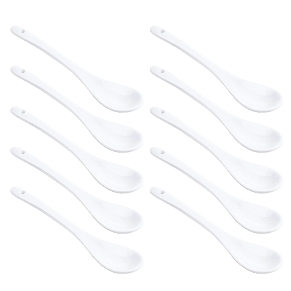 10 Pcs Sauce Spoon Condiment Spoons Asian Soup Spoons Kids Spoons Small Ceramic Spoon Table Spoon Porcelain Soup Spoon 
10 Pcs Sauce Spoon Condiment Spoons Asian Soup Spoons Kids Spoons Small Ceramic Spoon Table Spoon Porcelain Soup Spoon