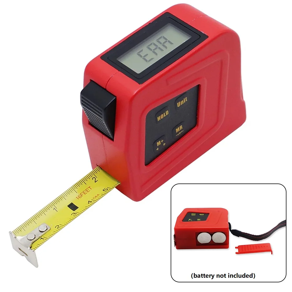 5m Portable Digital Measure Tape With LCD Display Pocket Measureing Ruler Electronic Steel Metric Gauging Construction Tools
5m Portable Digital Measure Tape With LCD Display Pocket Measureing Ruler Electronic Steel Metric Gauging Construction Tools