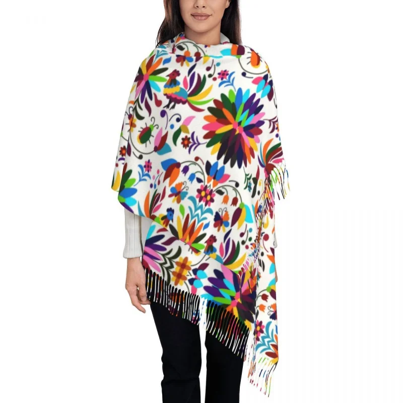 Custom Print Mexican Otomi Viva Scarf Women Men Winter Fall Warm Scarves Mexico Flowers Texture Shawl Wrap
Custom Print Mexican Otomi Viva Scarf Women Men Winter Fall Warm Scarves Mexico Flowers Texture Shawl Wrap