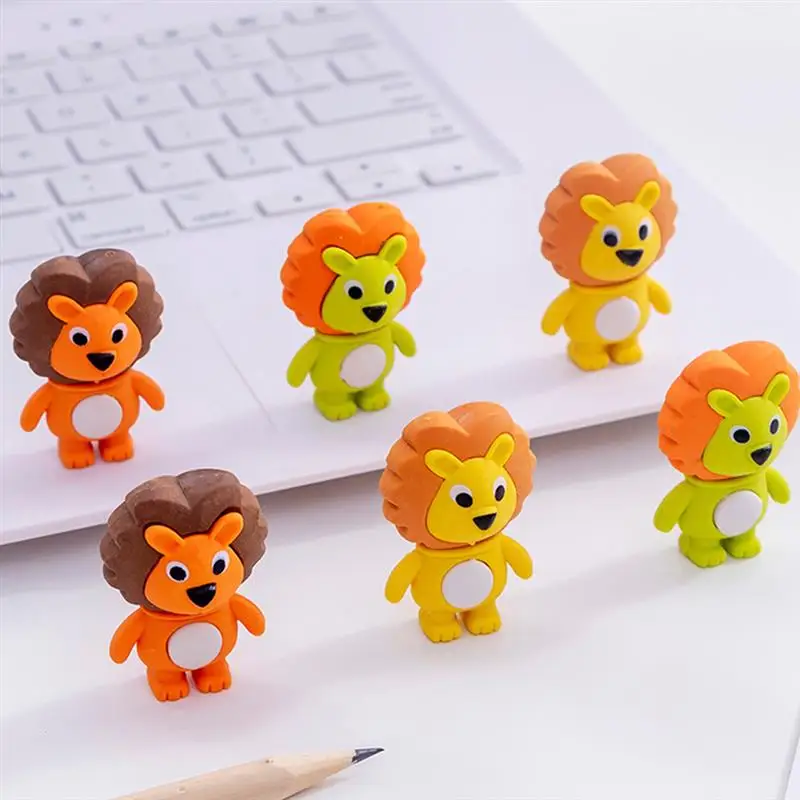18Pcs Adorable Lion Erasers 3D Animals Erasers Cartoon Lion Erasers Kids TPR Erasers
18Pcs Adorable Lion Erasers 3D Animals Erasers Cartoon Lion Erasers Kids TPR Erasers