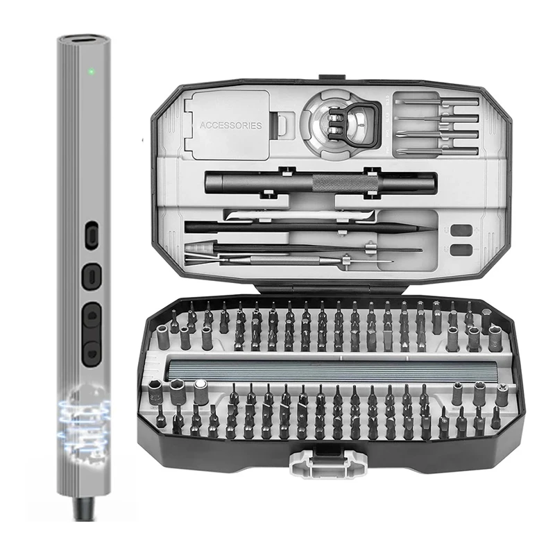 Набор Электрических Отверток 153 В 1 С 140 Магнитными Насадками (Phillips, Torx), 4 Светодиодами, Для Точного Ремонта
Набор Электрических Отверток 153 В 1 С 140 Магнитными Насадками (Phillips, Torx), 4 Светодиодами, Для Точного Ремонта