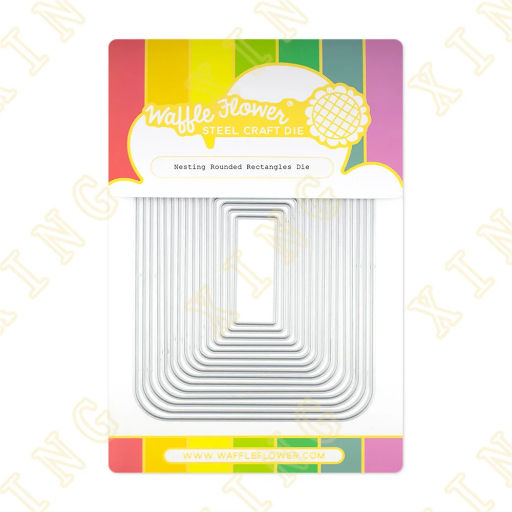 Nesting Rounded Rectangles Metal Craft Cutting Die DIY Scrapbook Paper Diary Decoration Card Handmade Embossing New Product 2023
Nesting Rounded Rectangles Metal Craft Cutting Die DIY Scrapbook Paper Diary Decoration Card Handmade Embossing New Product 2023