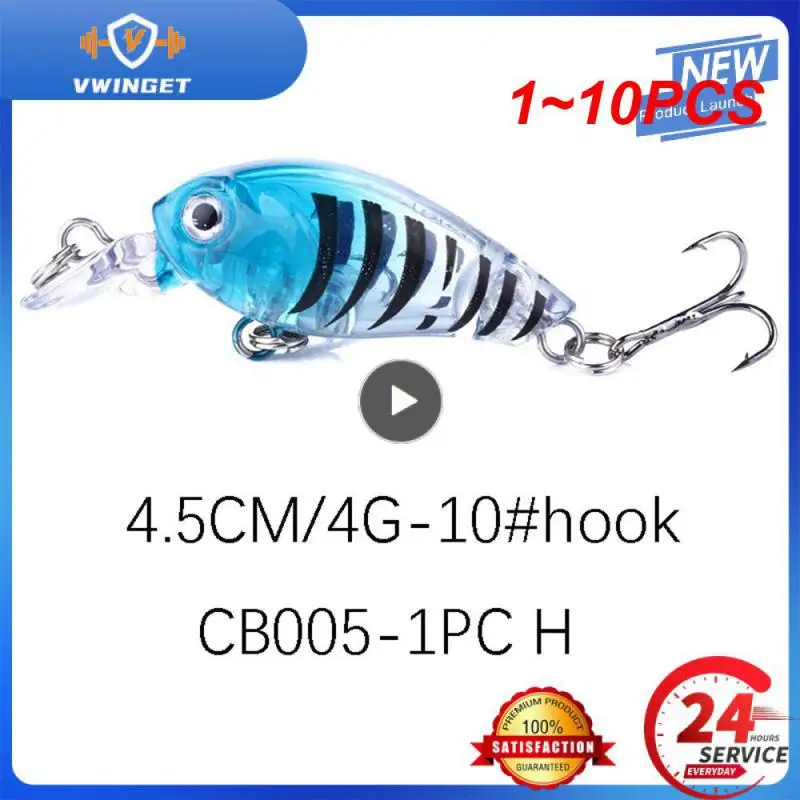 1~10PCS Mixed Colors Fishing Lure Kit Minnow Baits Set Wobbler Crankbaits Treble Hooks Fishing Tackle Artificial Plastic Hard
1~10PCS Mixed Colors Fishing Lure Kit Minnow Baits Set Wobbler Crankbaits Treble Hooks Fishing Tackle Artificial Plastic Hard