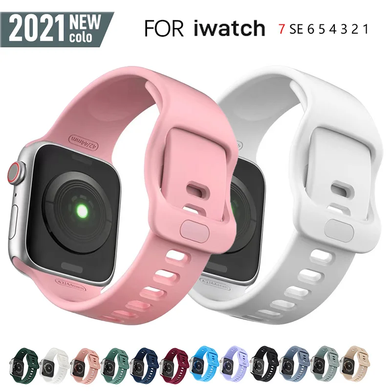 Ремешок силиконовый дышащий для Apple Watch 7 SE 6 5 4 3 2 1Series 41 мм 45 мм 38 мм, спортивный резиновый браслет с отверстием 42 мм 40 мм 44 мм
Ремешок силиконовый дышащий для Apple Watch 7 SE 6 5 4 3 2 1Series 41 мм 45 мм 38 мм, спортивный резиновый браслет с отверстием 42 мм 40 мм 44 мм