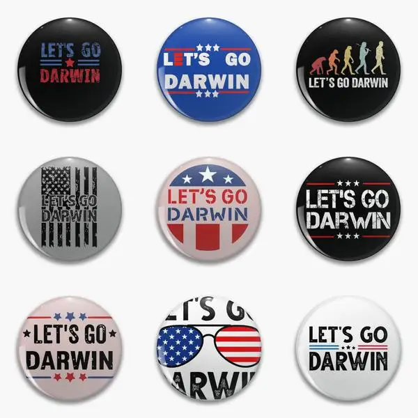 Let Go Darwin Soft Button Pin Customizable Lover Cute Lapel Pin Fashion Clothes Badge Brooch Decor Collar Metal Jewelry Funny
Let Go Darwin Soft Button Pin Customizable Lover Cute Lapel Pin Fashion Clothes Badge Brooch Decor Collar Metal Jewelry Funny