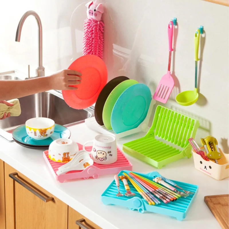 Foldable Plastic Dish Rack Kitchen Organizer Household Kitchen Drainage Racks Cooking Dish Pan Cover Stand Kitchen Accessories
Foldable Plastic Dish Rack Kitchen Organizer Household Kitchen Drainage Racks Cooking Dish Pan Cover Stand Kitchen Accessories