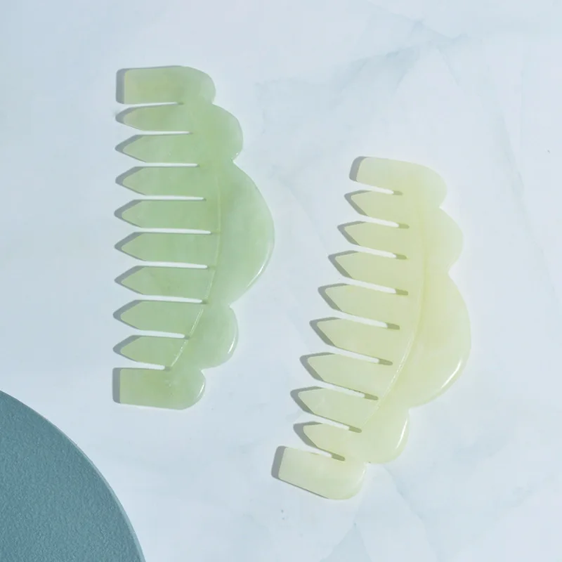 1pcs Natural Jade Stone Gua Sha Comb Scalp Massager Head Massage Hair Comb Scalp Massage Meridian Retro Gua Sha Board New
1pcs Natural Jade Stone Gua Sha Comb Scalp Massager Head Massage Hair Comb Scalp Massage Meridian Retro Gua Sha Board New