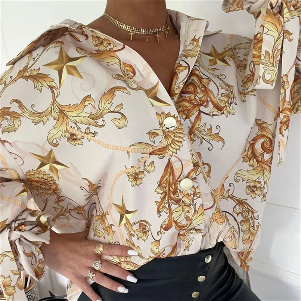 Women's Blouse Temperament Ethnic Print Long-sleeve Shirt Autumn Spring New Fashion 2022 Ladies Tops Female Clothing
Women's Blouse Temperament Ethnic Print Long-sleeve Shirt Autumn Spring New Fashion 2022 Ladies Tops Female Clothing