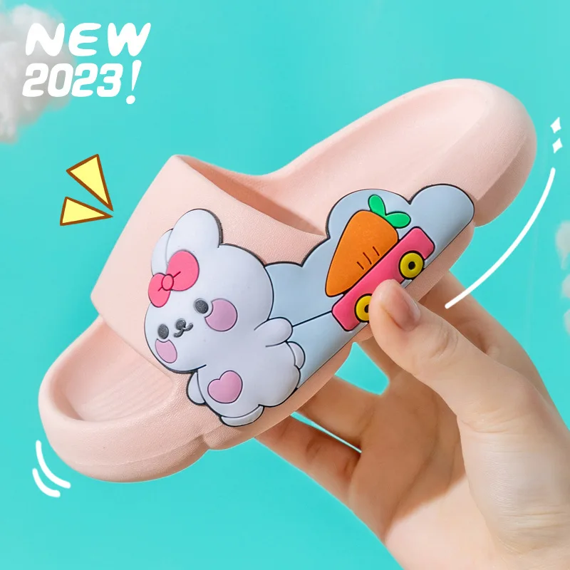 Children's slippers Summer boys and girls' slippers Children's home cute cartoon sandals One word slipper anti slip seaside
Children's slippers Summer boys and girls' slippers Children's home cute cartoon sandals One word slipper anti slip seaside