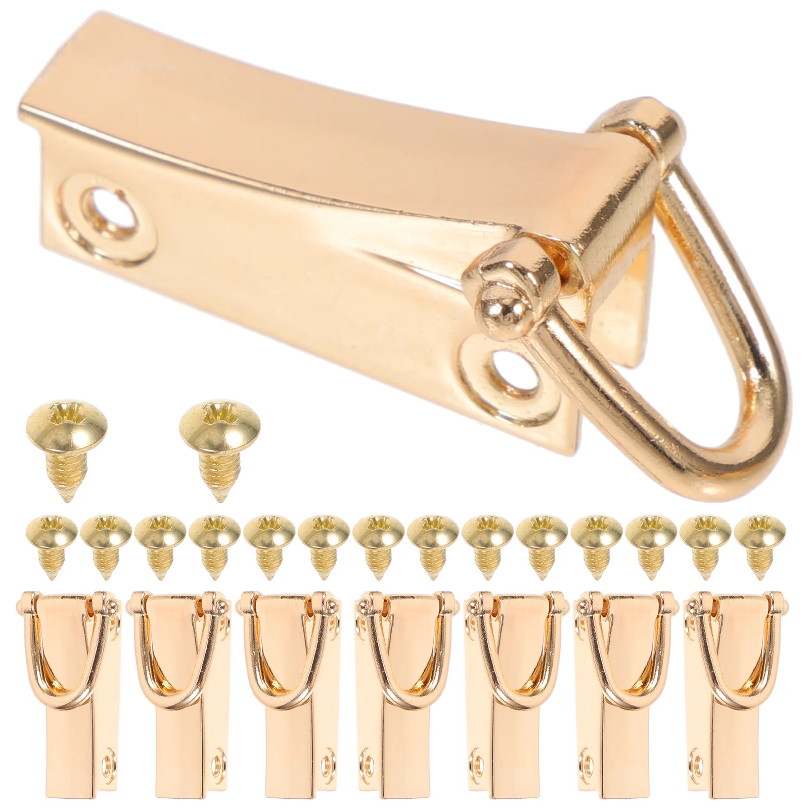8 Pcs Screw Post Head Button Crossbody Tote Screw D-rings Wallet Purse D Ring Buckle Swivel Hook Craft Screw Rivets
8 Pcs Screw Post Head Button Crossbody Tote Screw D-rings Wallet Purse D Ring Buckle Swivel Hook Craft Screw Rivets