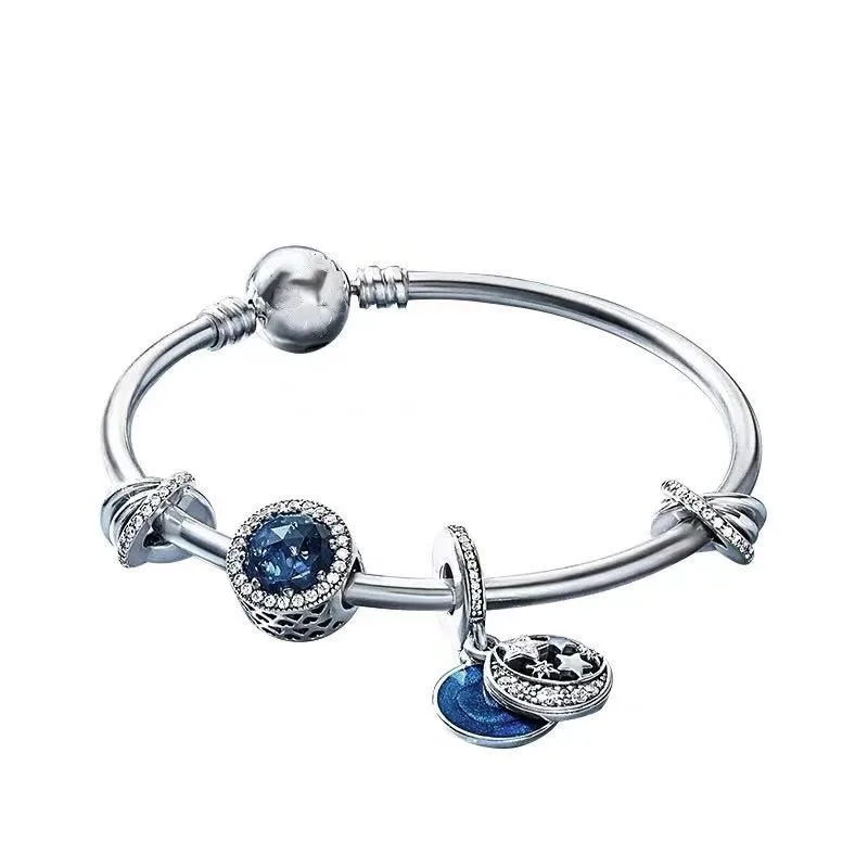 LR Luxury Heart Ocean Charms PAN 925 Sterling Silver Bracelet For Women Girl Sapphire Jewelry Making Beads DIY LOGO Gift Box
LR Luxury Heart Ocean Charms PAN 925 Sterling Silver Bracelet For Women Girl Sapphire Jewelry Making Beads DIY LOGO Gift Box
