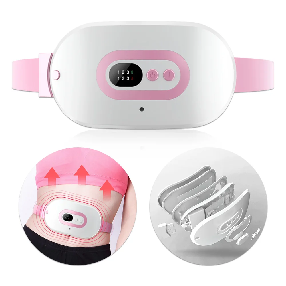 Menstrual Heating Pad Smart Warm Palace Belt Relief Waist Pain Cramps Vibrating Abdominal Massager Electric Waist Belt Device
Menstrual Heating Pad Smart Warm Palace Belt Relief Waist Pain Cramps Vibrating Abdominal Massager Electric Waist Belt Device