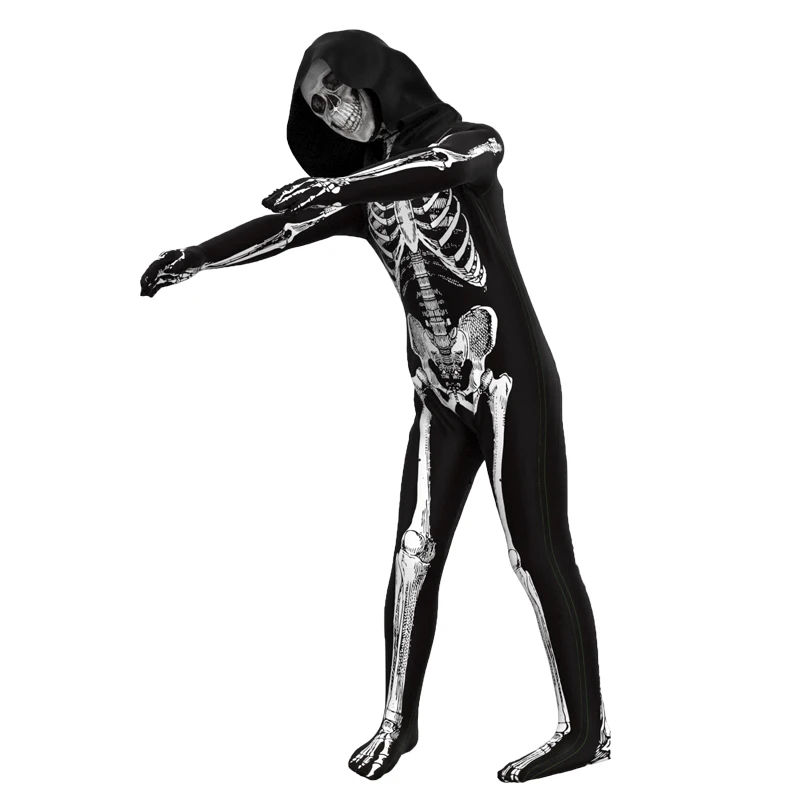 Scary Zombie Costume Skeleton Skull Costume Suit Carnival Party Dress Up Halloween Costume for Adult Kids
Scary Zombie Costume Skeleton Skull Costume Suit Carnival Party Dress Up Halloween Costume for Adult Kids
