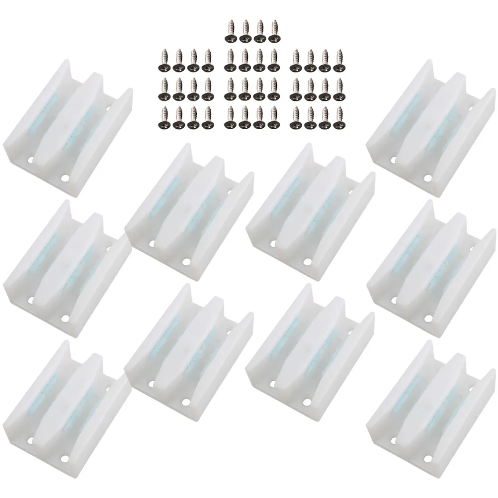10 Pcs Door Guide Track Shower Guides Sliding Doors Bottom Glass Accessories Plastic Parts Mount
10 Pcs Door Guide Track Shower Guides Sliding Doors Bottom Glass Accessories Plastic Parts Mount