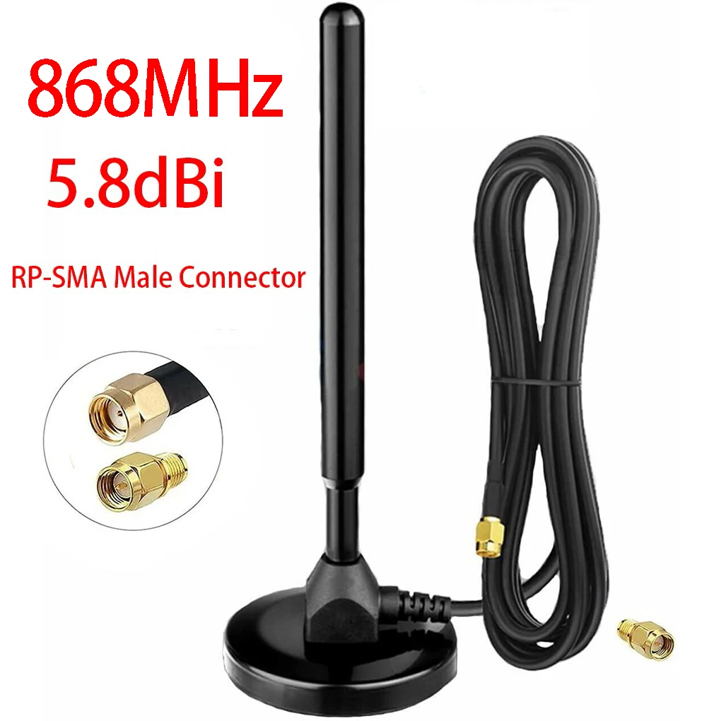 868MHz Antenna Kit 5.8dBi RP-SMA Female To SMA Male Adapter LoRa Antenna For Helium Hotspot Nebra Bobcat 300 Miner Singal Parts
868MHz Antenna Kit 5.8dBi RP-SMA Female To SMA Male Adapter LoRa Antenna For Helium Hotspot Nebra Bobcat 300 Miner Singal Parts
