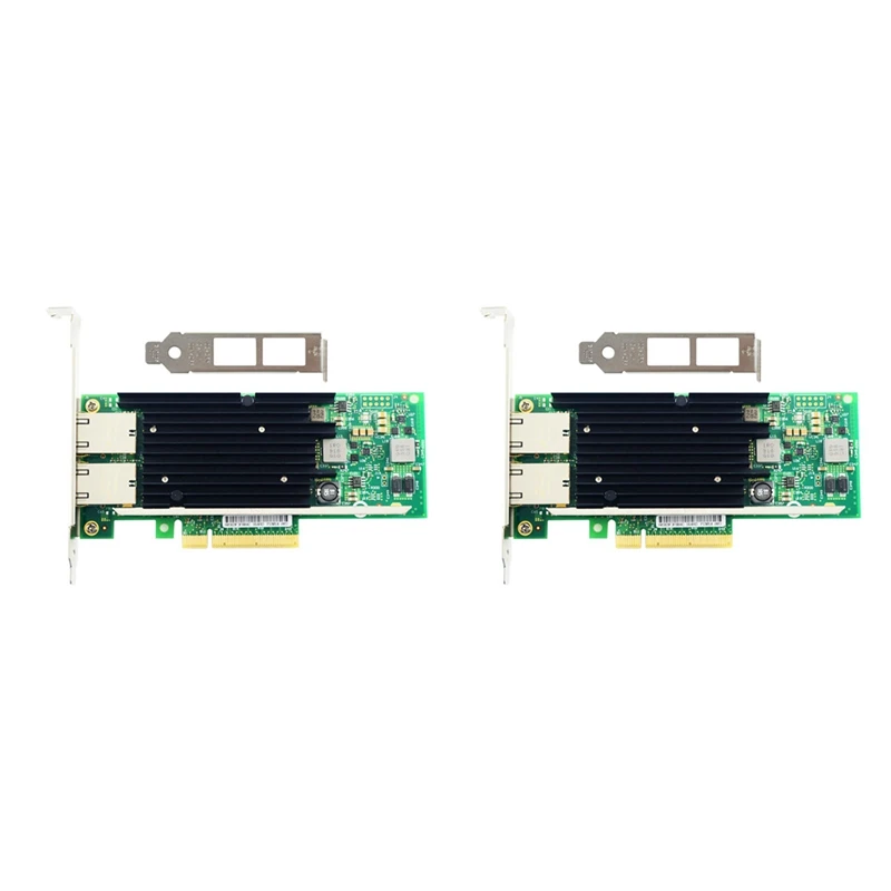 2X High Performance NIC X540-T2 With X540 Chipset 10Gbs, RJ45 Dualport PCI-Ex8 Server Desktop Network Card
2X High Performance NIC X540-T2 With X540 Chipset 10Gbs, RJ45 Dualport PCI-Ex8 Server Desktop Network Card